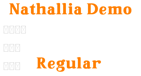 Nathallia Demo Regular