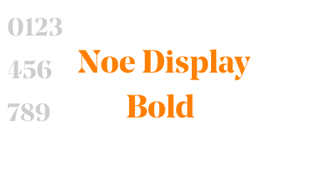 Noe Display Bold