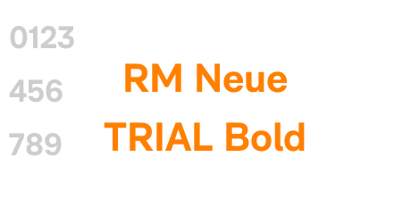 RM Neue TRIAL Bold