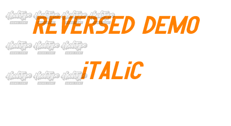 Reversed Demo Italic