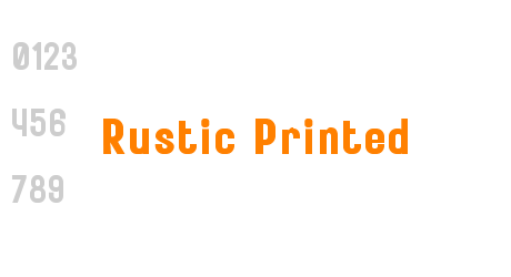 Rustic Printed