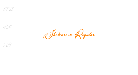 Shelvareon Regular