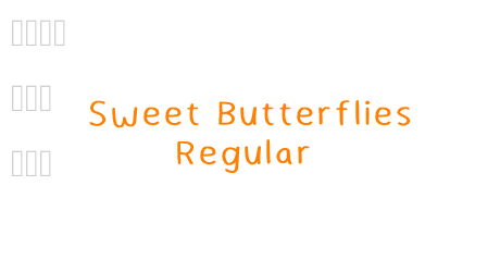 Sweet Butterflies Regular