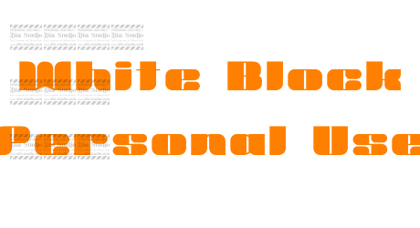 White Block Personal Use
