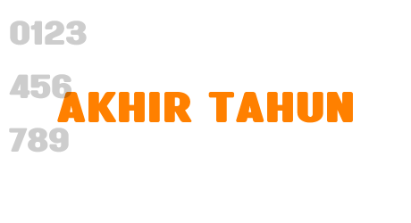 Akhir Tahun