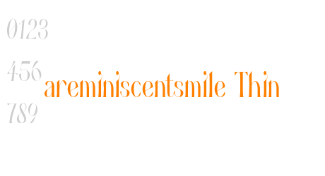 areminiscentsmile Thin