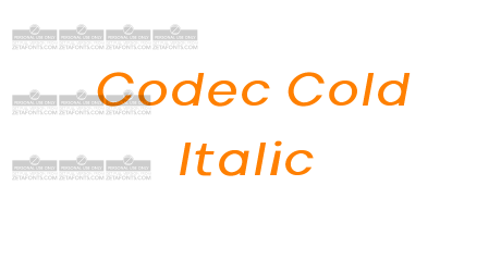 Codec Cold Italic