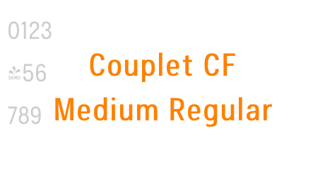 Couplet CF Medium Regular