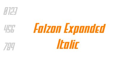 Falzon Expanded Italic