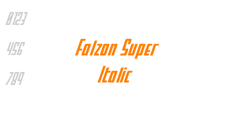 Falzon Super Italic