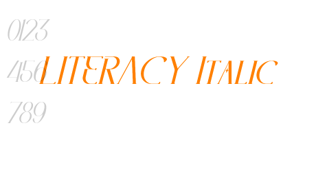 LITERACY Italic