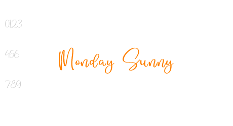 Monday Sunny