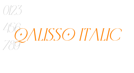 Qalisso Italic
