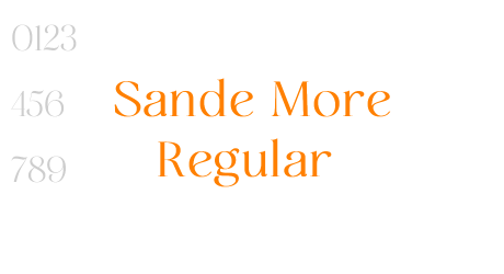 Sande More Regular
