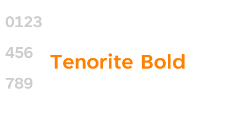Tenorite Bold