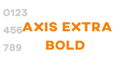 AXIS Extra Bold
