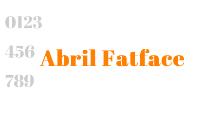 Abril Fatface