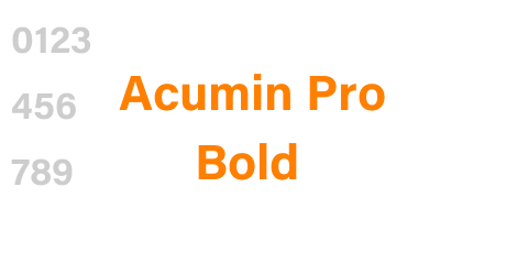 Acumin Pro Bold