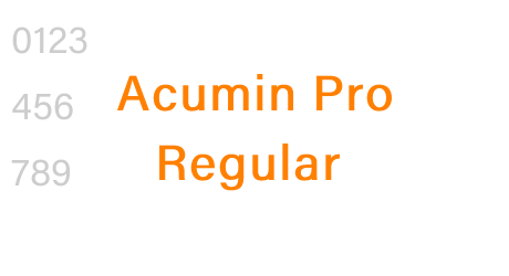Acumin Pro Regular