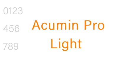 Acumin Pro Light