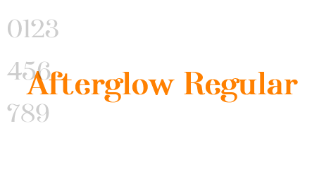 Afterglow Regular