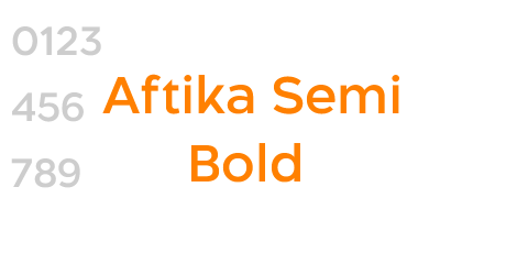 Aftika Semi Bold