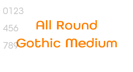 All Round Gothic Medium