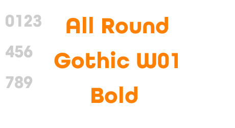 All Round Gothic W01 Bold