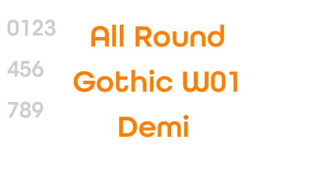 All Round Gothic W01 Demi