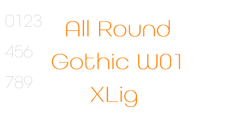 All Round Gothic W01 XLig