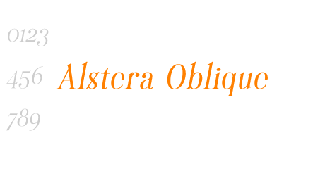 Alstera Oblique