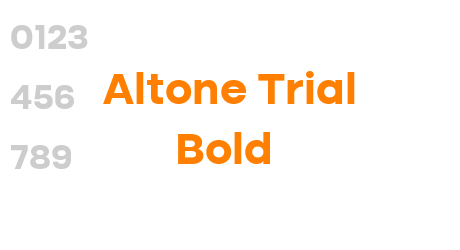 Altone Trial Bold