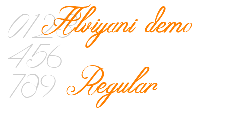 Alviyani demo Regular