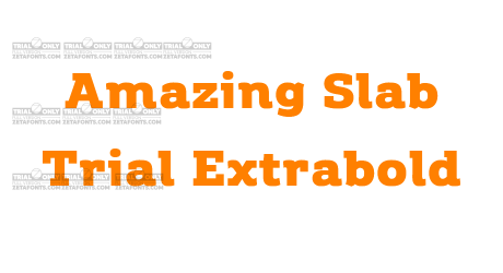 Amazing Slab Trial Extrabold