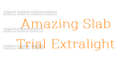Amazing Slab Trial Extralight
