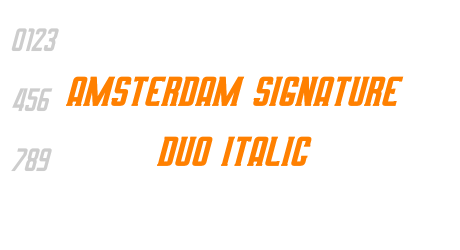 Amsterdam Signature Duo Italic