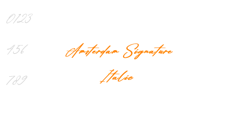 Amsterdam Signature Italic