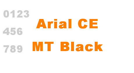 Arial CE MT Black