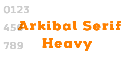 Arkibal Serif Heavy