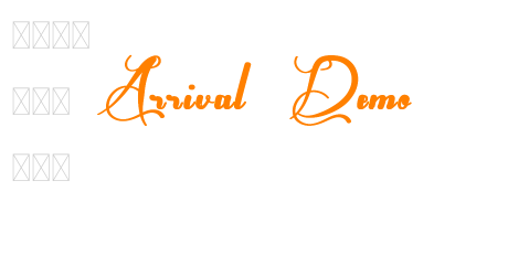 Arrival Demo