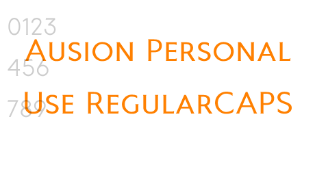 Ausion Personal Use RegularCAPS