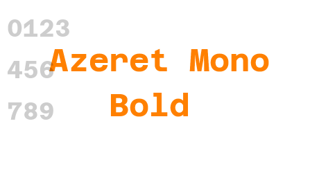 Azeret Mono Bold
