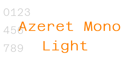 Azeret Mono Light