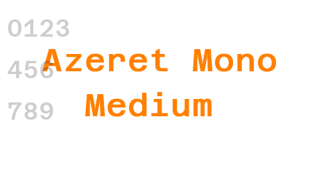 Azeret Mono Medium