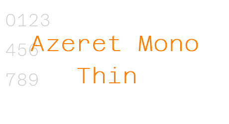 Azeret Mono Thin