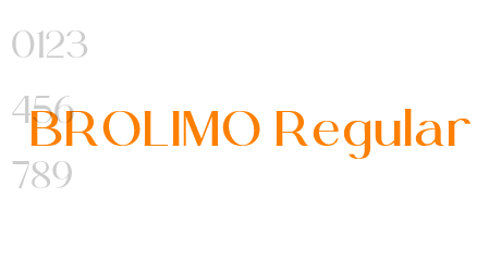 BROLIMO Regular