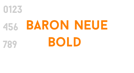 Baron Neue Bold