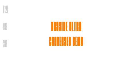Bayside Ultra Condensed Demo
