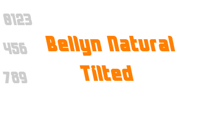 Bellyn Natural Tilted