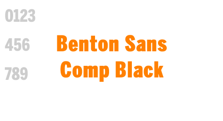 Benton Sans Comp Black